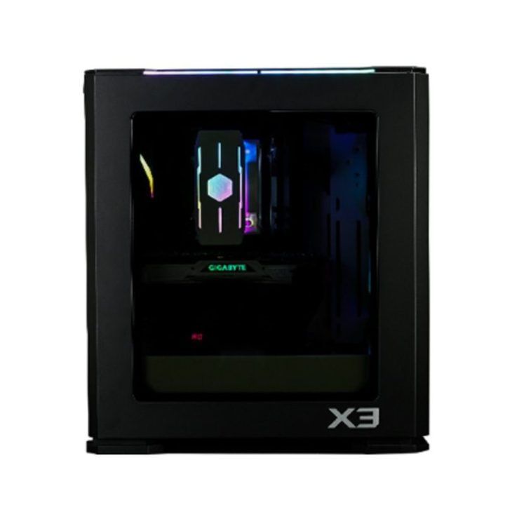Kompiuterio korpusas su 4 ARGB ventiliatoriais Zalman X3, juodas