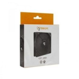 Kompiuterio korpuso ventiliatorius Sbox CF-120/R, 120 × 120 × 25 mm, juodas