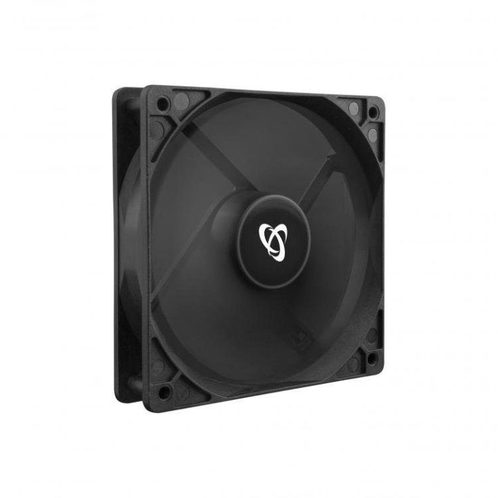 Kompiuterio korpuso ventiliatorius Sbox CF-120/R, 120 × 120 × 25 mm, juodas