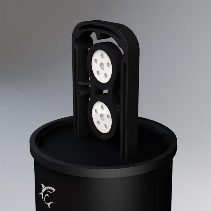 USB mikrofonas su dviem kondensatorinėmis kapsulėmis White Shark DSM-02 Nagara