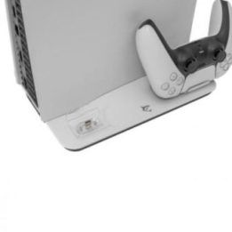 PS5 konsolės aušinimo stovas su trimis LED ventiliatoriais White Shark Guard