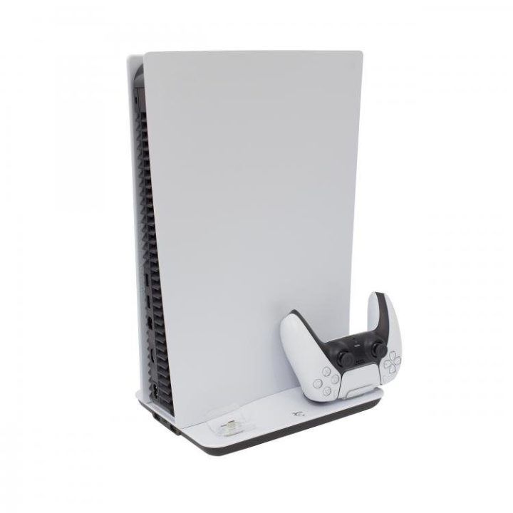 PS5 konsolės aušinimo stovas su trimis LED ventiliatoriais White Shark Guard