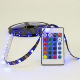 RGB LED juosta su nuotolinio valdymo pultu White Shark HELIOS-5 LED-05, 5 m