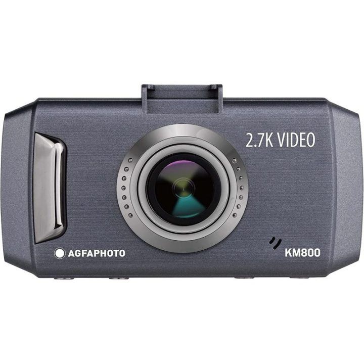 Automobilinis vaizdo registratorius 2,7K Agfa KM800, pilkas