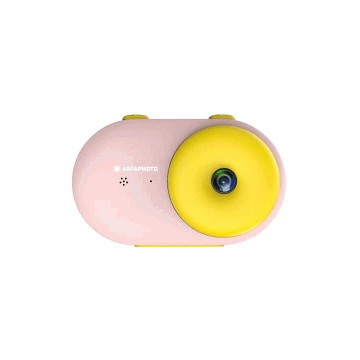 Vaikiškas vandeniui atsparus fotoaparatas Agfa Realikids, rožinis