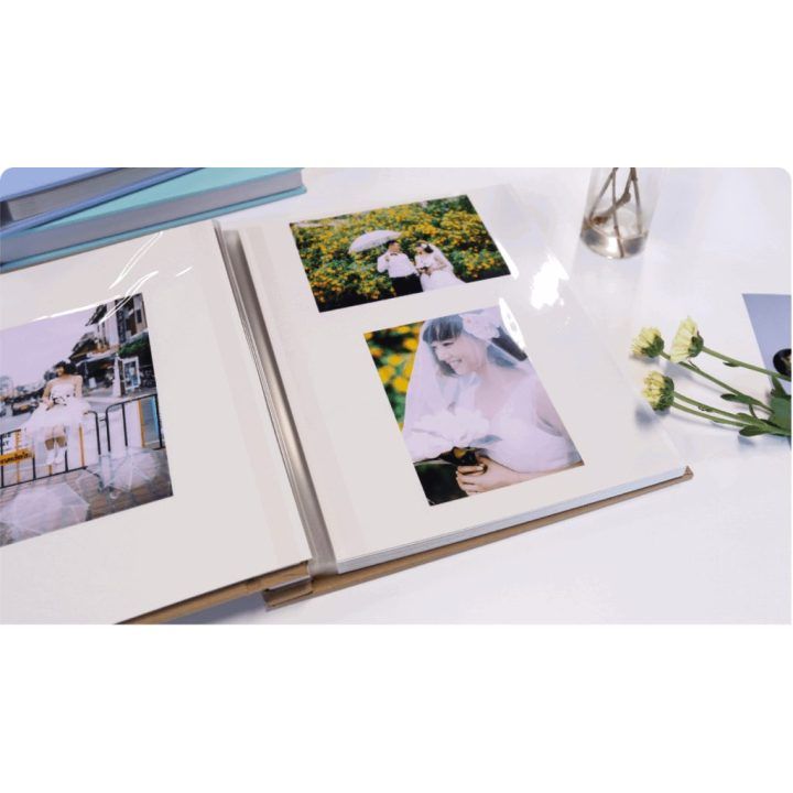 Nuotraukų albumas su lipniais puslapiais Kodak, 20 puslapių, 23,5 × 27 cm, žalias