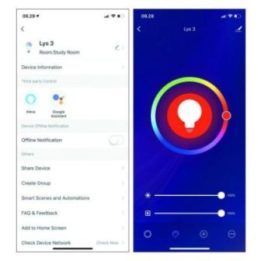 Išmaniosios GU10 lemputės su RGB ir Wi-Fi Denver SHL-450, 3 vnt