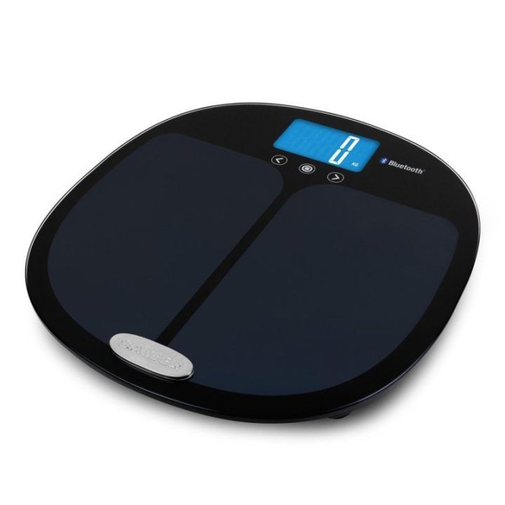 Kūno sudėties svarstyklės su Bluetooth ryšiu Salter Curve, juodos