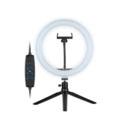 LED žiedinės lempos rinkinys su trikoju Tracer, 26 cm
