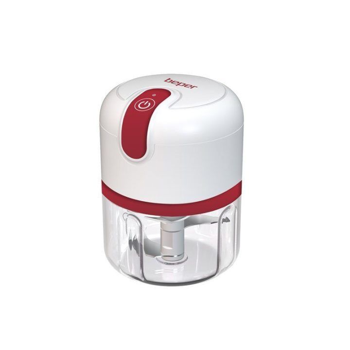 USB laidu įkraunamas maisto smulkintuvas Beper P102ROB050, 250 ml