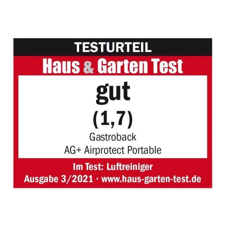 Nešiojamasis oro valytuvas Gastroback AG+ AirProtect