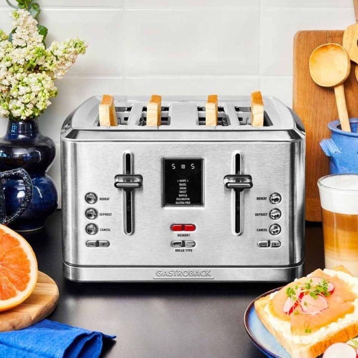 Keturių riekelių skrudintuvas Gastroback Design Toaster Digital 4S, 1900 W