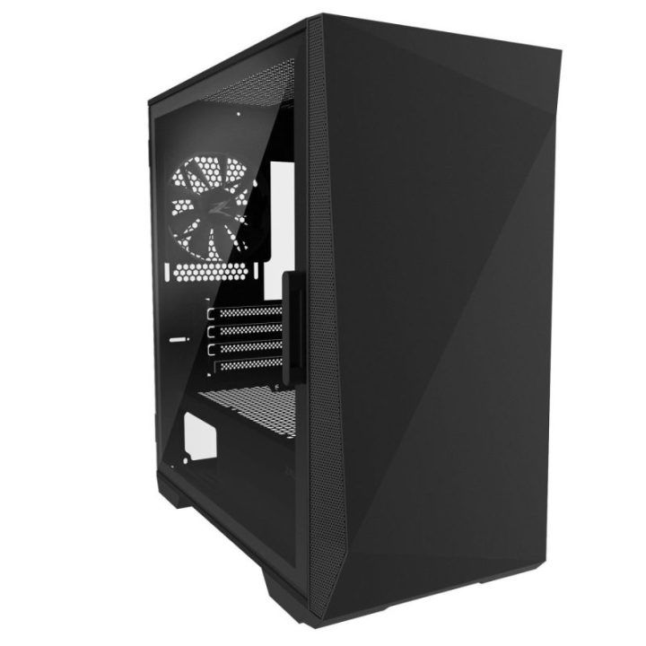 Kompiuterio korpusas su 3 × 120 mm ventiliatoriais Zalman Z1 Iceberg, juodas