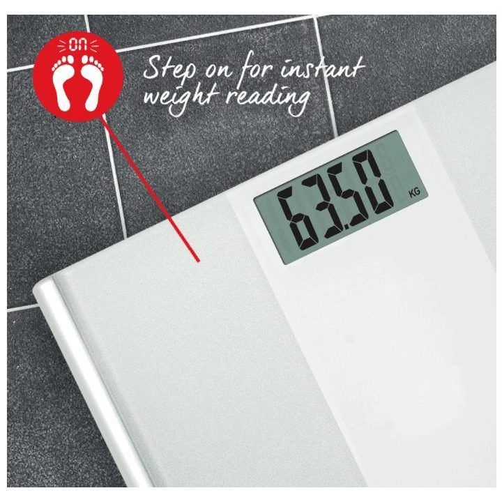 Elektroninės kūno svarstyklės Salter Ultimate Accuracy, iki 180 kg, baltos