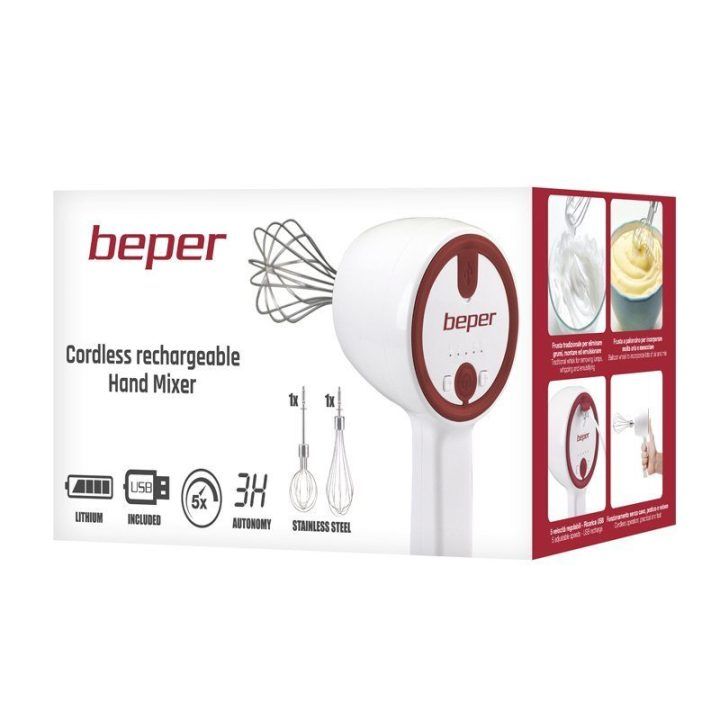 Belaidis rankinis plaktuvas Beper P102SBA007, 20 W