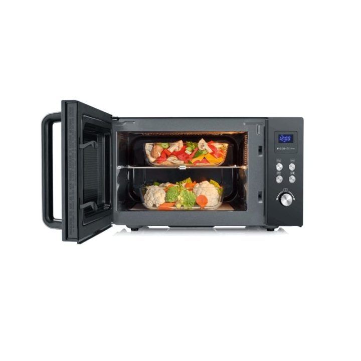 Mikrobangų krosnelė su keraminiu dugnu ir griliu Severin MW 7763, 25 l, 1000 W