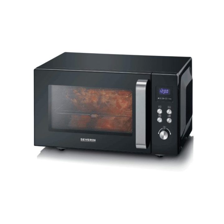 Mikrobangų krosnelė su keraminiu dugnu ir griliu Severin MW 7763, 25 l, 1000 W