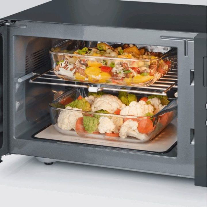 Mikrobangų krosnelė su keraminiu dugnu ir griliu Severin MW 7763, 25 l, 1000 W