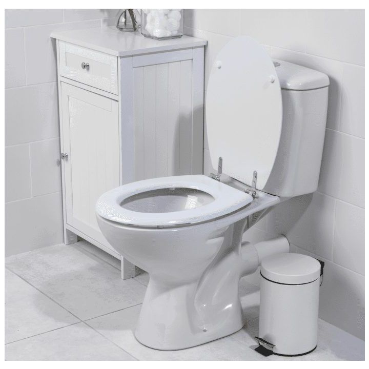 Klozeto sėdynė su grioveliais Beldray, 360 × 429 mm, balta