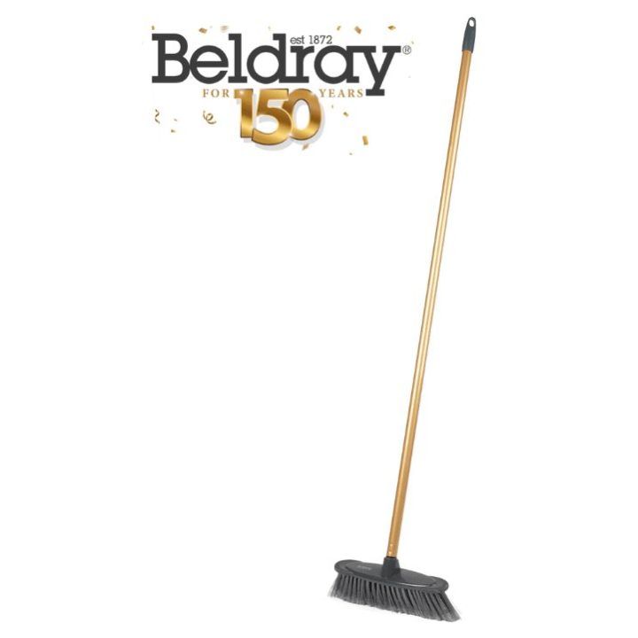 Grindų šluota su guminiais kraštais Beldray, 120 cm