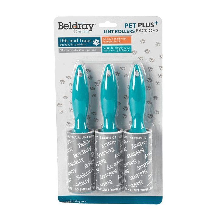 Pūkų volelių rinkinys Beldray Pet Plus, 3 vnt., turkio spalvos