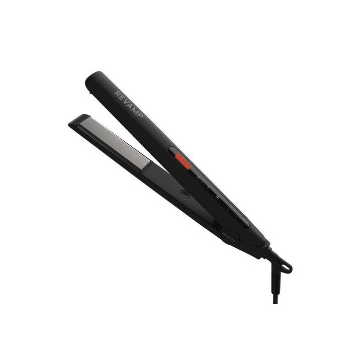 Keraminis plaukų tiesintuvas su jutikliniu ekranu Revamp Progloss Touch, 80–235 °C, juodas