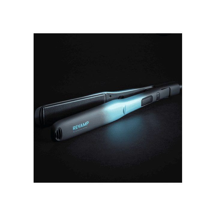 Plaukų tiesintuvas su plačiomis keraminėmis plokštėmis Revamp Progloss Wide Ultra X Shine