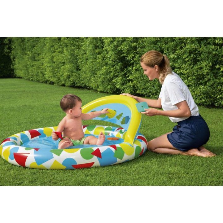 Vaikiško baseino rinkinys su stogeliu Bestway Splash & Learn, 45 l