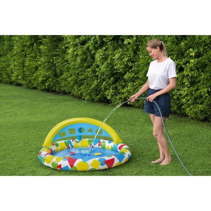 Vaikiško baseino rinkinys su stogeliu Bestway Splash & Learn, 45 l
