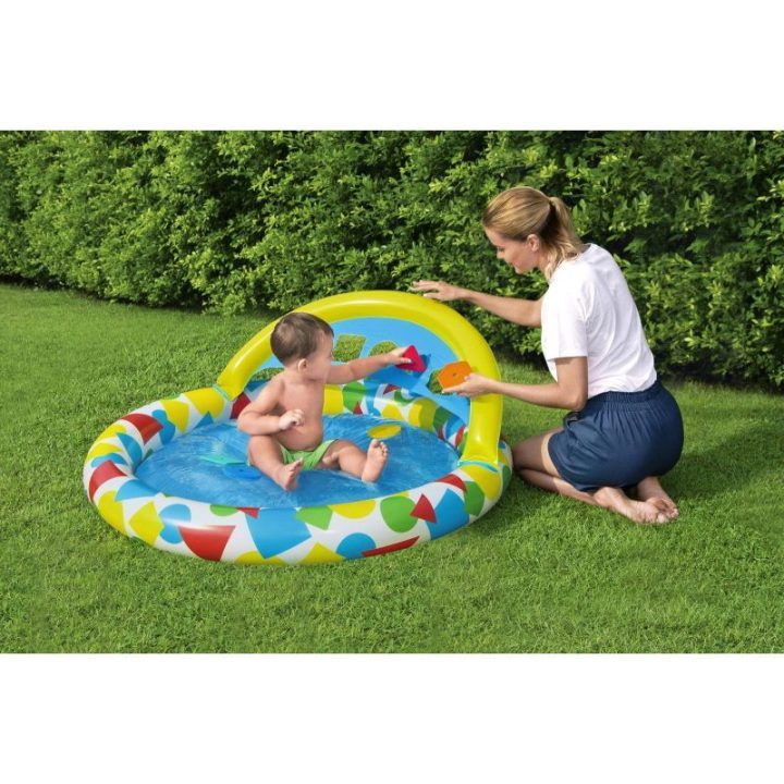 Vaikiško baseino rinkinys su stogeliu Bestway Splash & Learn, 45 l