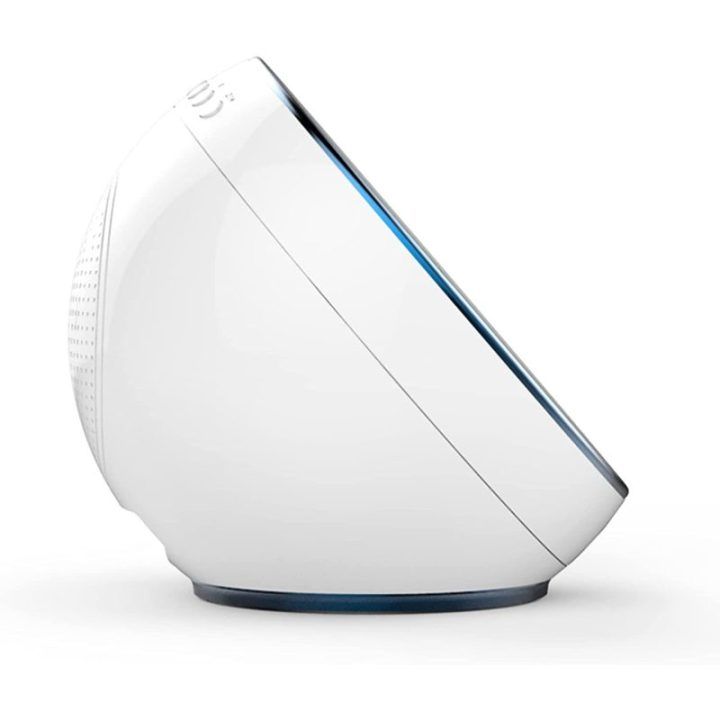 Orų stotelė su Bluetooth garsiakalbiu NASA WSP1500 Moon, 3 W, balta