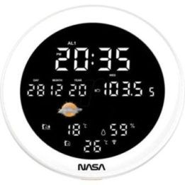 Orų stotelė su Bluetooth garsiakalbiu Nasa WSP1700, 5,3 colio, balta