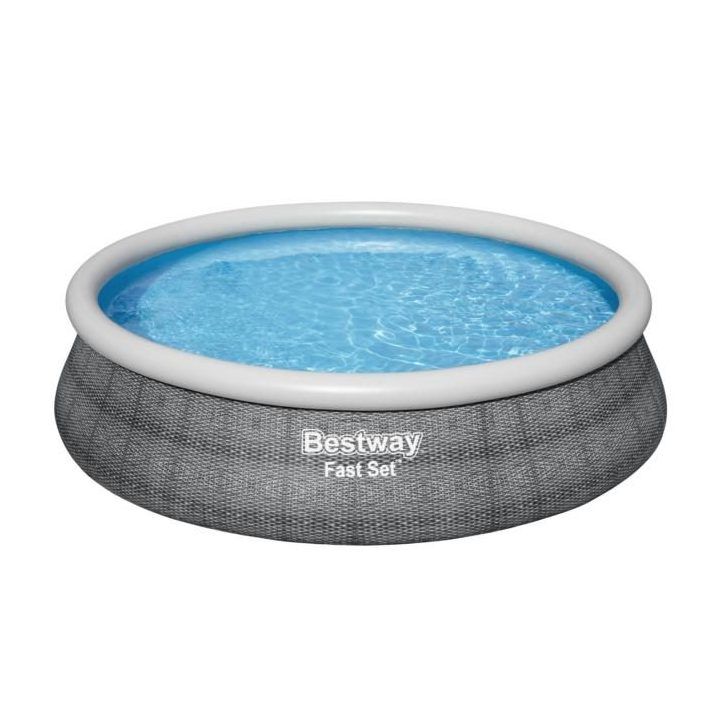 Apvalaus baseino rinkinys Bestway Fast Set, 12 362 l, 457 × 457 × 107 cm