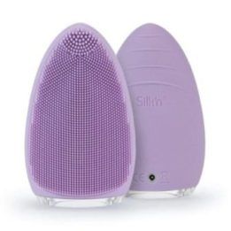 Silikoninis veido valymo šepetėlis Silkn Bright, violetinis