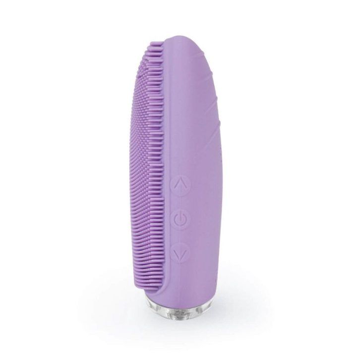 Silikoninis veido valymo šepetėlis Silkn Bright, violetinis