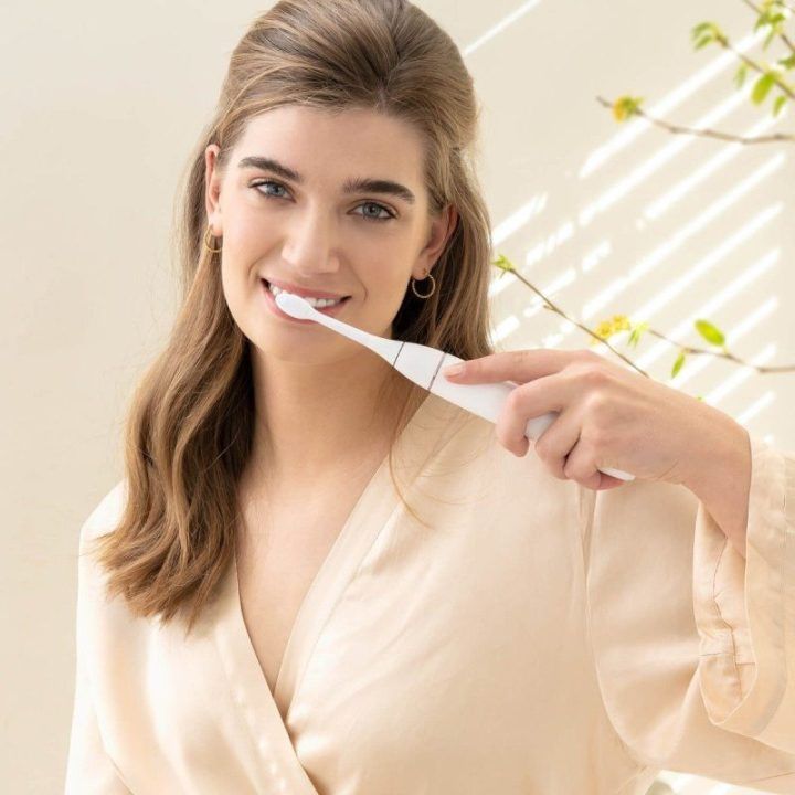 Garsinis elektrinis dantų šepetėlis Silk'n SonicYou, 37 000 vibr./min., baltas