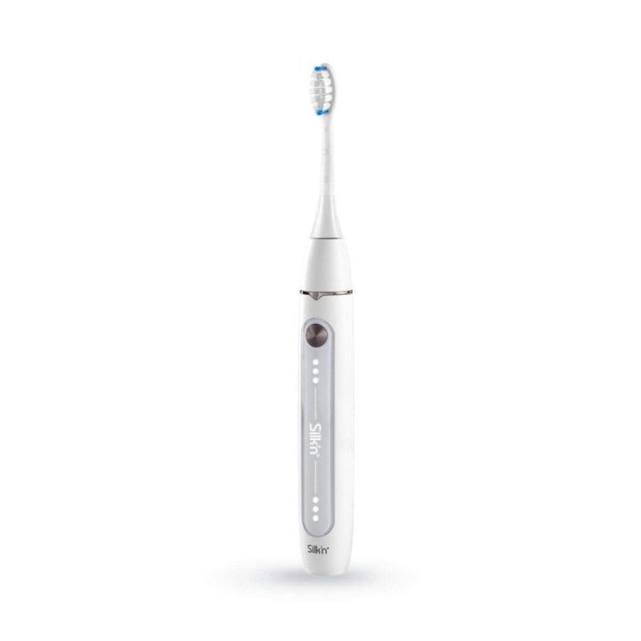 Garsinis elektrinis dantų šepetėlis Silk'n SonicYou, 37 000 vibr./min., baltas