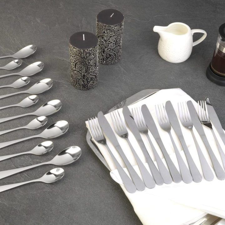 Stalo įrankių rinkinys iš nerūdijančiojo plieno Russell Hobbs London, 24 vnt