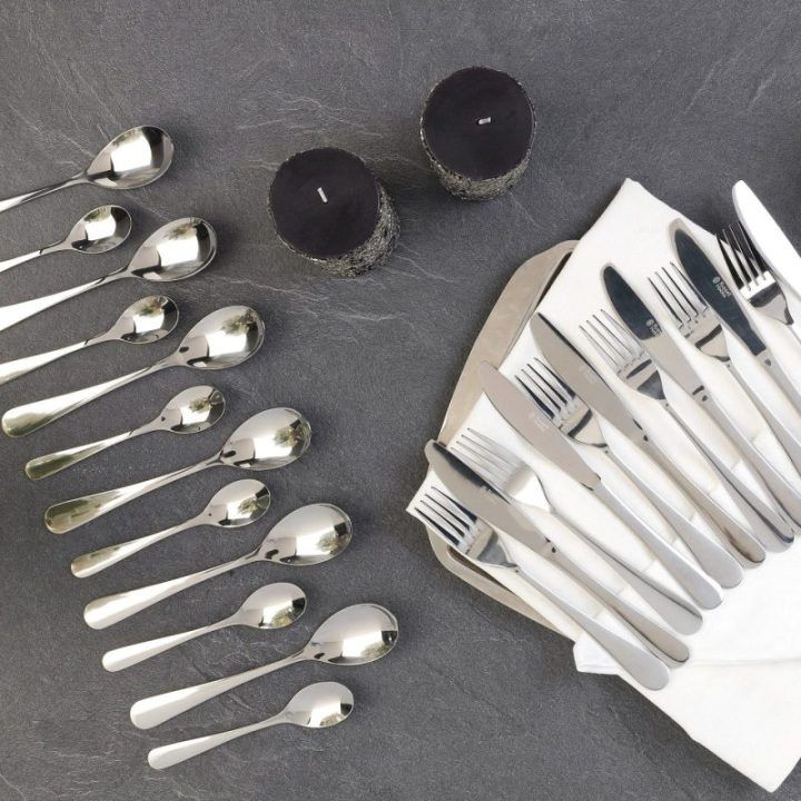 Stalo įrankių rinkinys iš nerūdijančiojo plieno Russell Hobbs London, 24 vnt