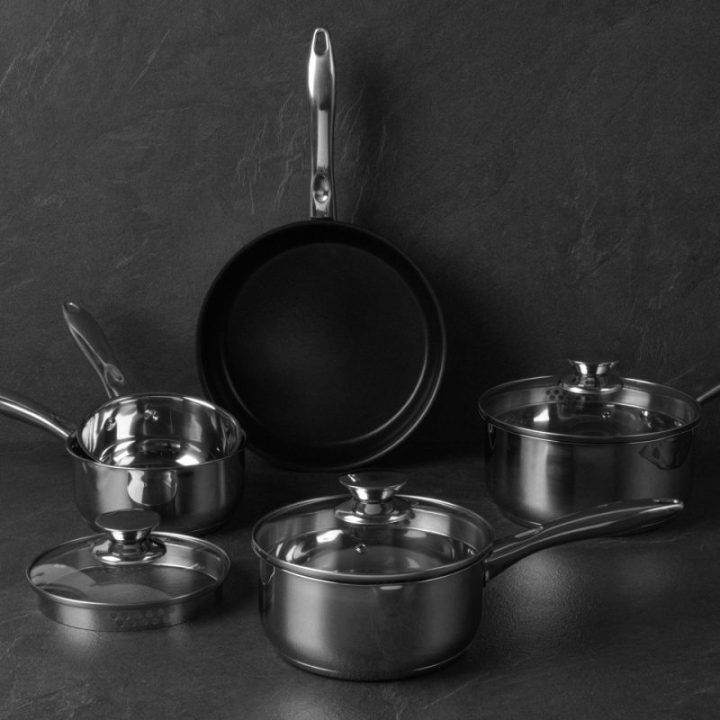 Keptuvių ir puodų rinkinys Russell Hobbs Classic Collection, 5 vnt., 14, 16, 18, 20 ir 24 cm
