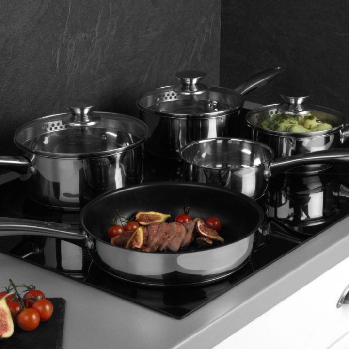 Keptuvių ir puodų rinkinys Russell Hobbs Classic Collection, 5 vnt., 14, 16, 18, 20 ir 24 cm
