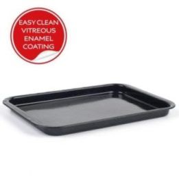Kepimo skarda su stiklo emalio danga Russell Hobbs CW114712EU, 24,6 × 36 × 2,5 cm, juoda