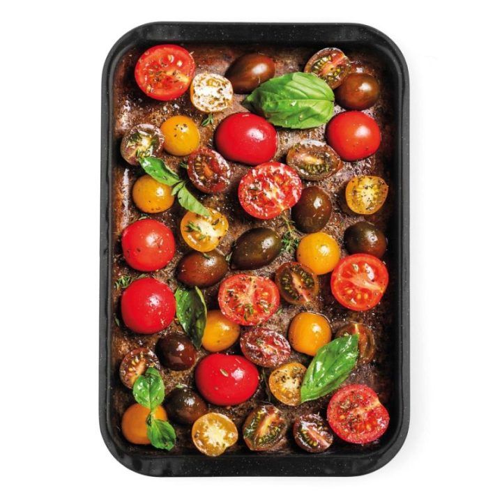 Kepimo skarda su stiklo emalio danga Russell Hobbs CW114712EU, 24,6 × 36 × 2,5 cm, juoda