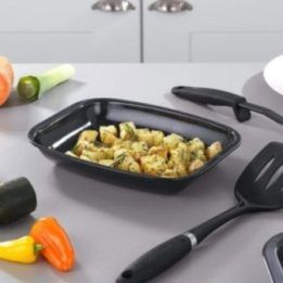 Kepimo skardų rinkinys Russell Hobbs CW20701EU, 3 vnt., juodos spalvos