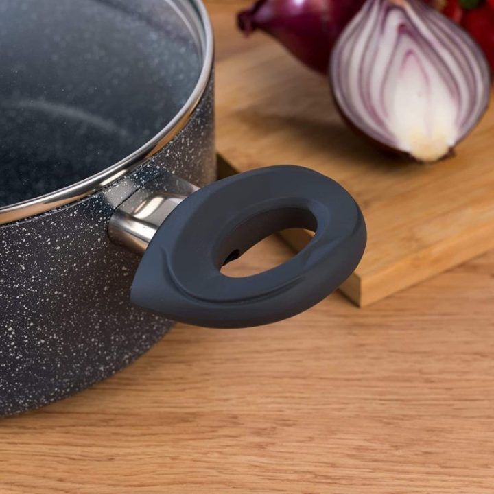 Nepridegantis puodas Russell Hobbs Nightfall, 20 cm, mėlyno marmuro