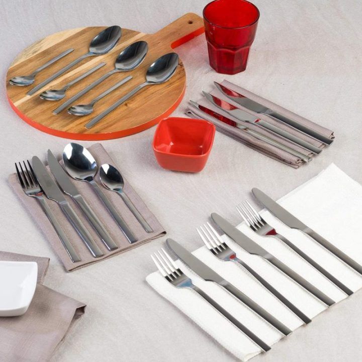 Stalo įrankių rinkinys iš nerūdijančio plieno Russell Hobbs Vermont, 20 vnt