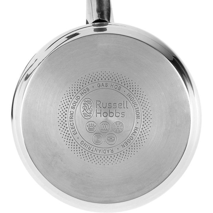 Puodų rinkinys su mėlynomis rankenomis Russell Hobbs Opulence, 3 vnt