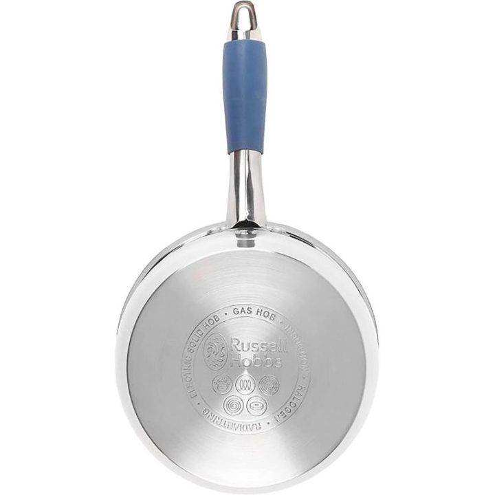Puodų ir keptuvių rinkinys Russell Hobbs Opulence, 5 vnt., mėlynas