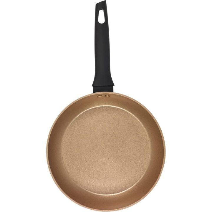Keptuvė su nepridegančia danga Russell Hobbs Opulence, 24 cm, juoda ir aukso spalvos