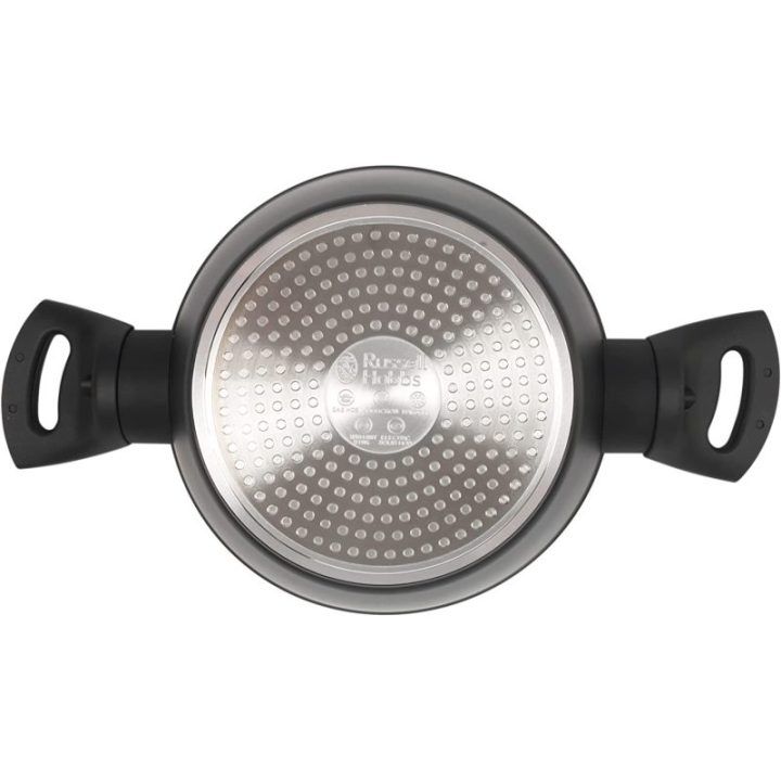 Puodas su nepridegančia danga Russell Hobbs Opulence, 20 cm, juodas